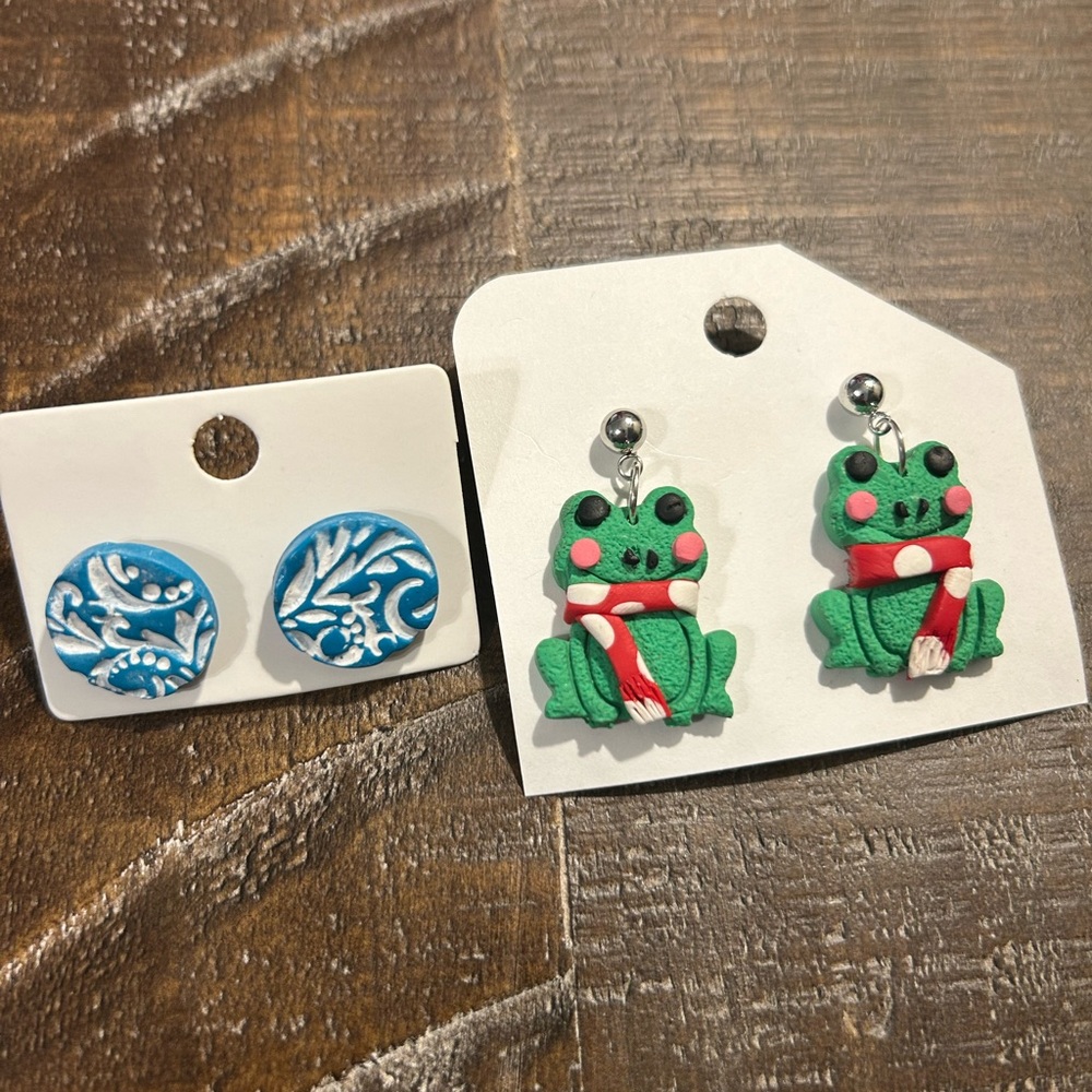 Two pairs of Handmade Earrings